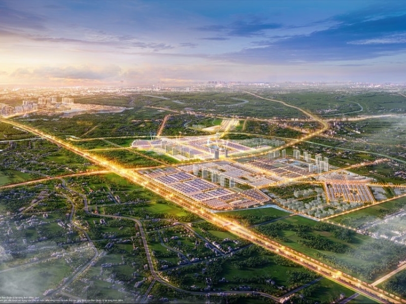 The construction complexes of Vinhomes Ocean Park 1, 2, and 3 