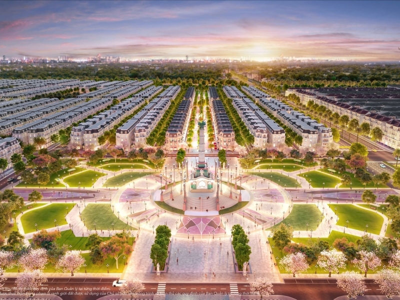 The construction complexes of Vinhomes Ocean Park 1, 2, and 3 